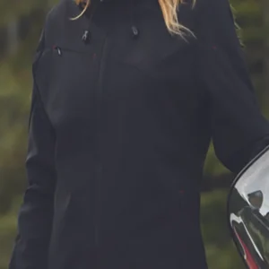 DH Black Fleece Jacket with Inner Pockets Model A19