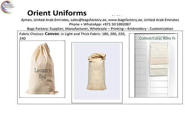 Canvas Laundry Bags