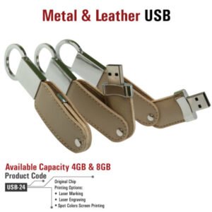 Leather Keychain USB Flash Drives 114