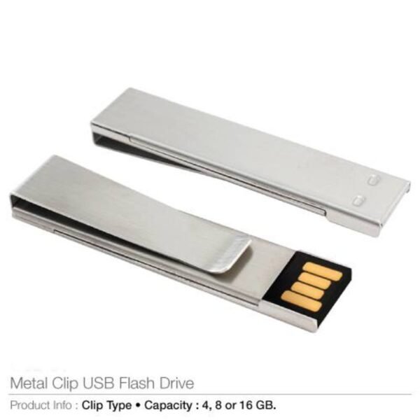 Metal Clip USB Flash Drives 118