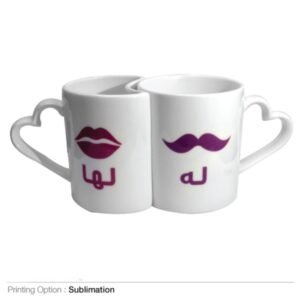 Mugs in Heart Shape Handle 141