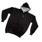 Black Cotton Hoody
