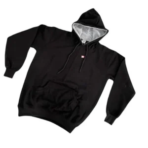 Black Cotton Hoody