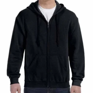 Black Zipper Hoody
