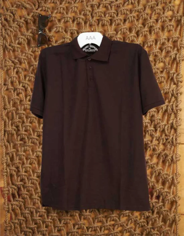 Brown Polo T Shirt