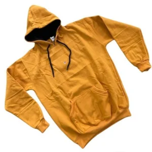 Golden Yellow Cotton Hoody