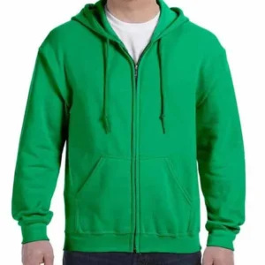 Green Zipper Hoody