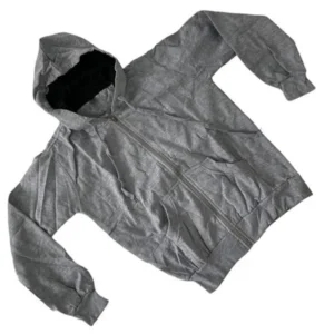 Light Gray Cotton Hoody