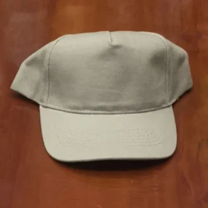 Kids Beige Cotton Cap