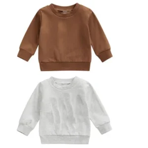 Kids Brown/White Sweatshirt