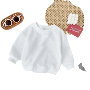 Kids White Sweatshirt