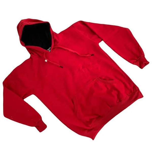 Red Terry Cotton Hoody