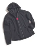 DH Black Fleece Jacket Zipper Model A17