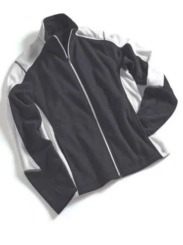 DH Fleece Jacket Black White Model A14