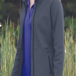 DH Gray Fleece Jacket Ladies Model A17