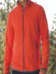 DH Orange Fleece Jacket with Zippper Model A25