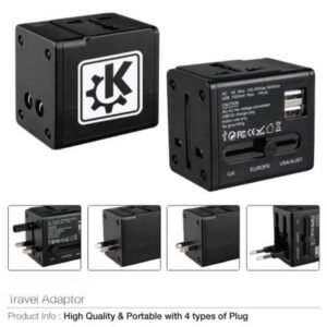 Travel Adapters Black Color 225