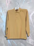 Beige Full sleeves Polo