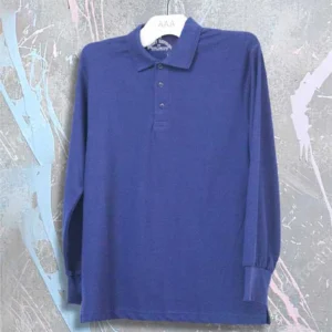 Blue Full Sleeves Polo