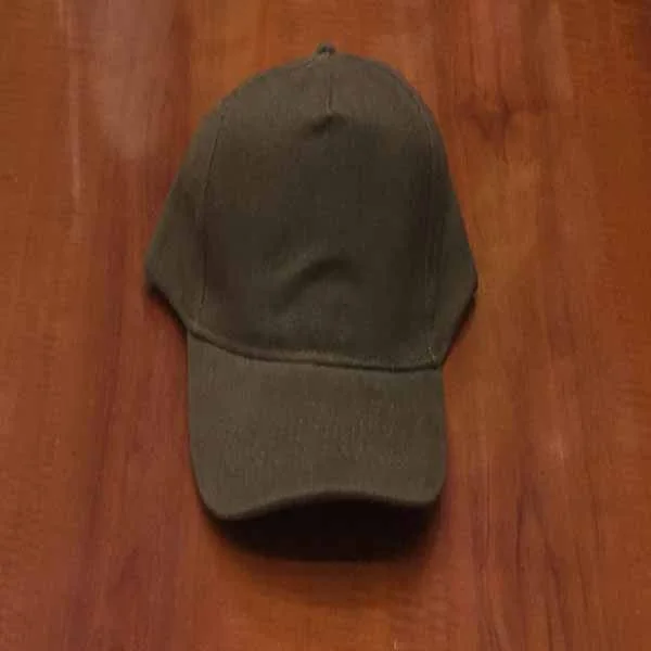 Brown Cotton Cap