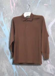 Brown Full Sleeves Polo