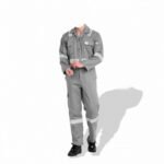 FR Workwear Coverall With Reflective Tape