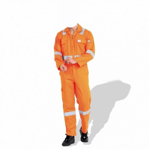 FR Workwear Coverall With Reflective Tape