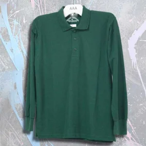 Dark Green Full Sleeves Polo