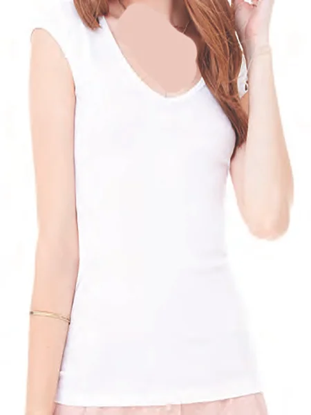 Deep V Neck Cotton