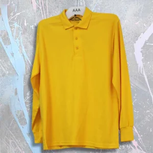 Yellow Full Sleeves Polo
