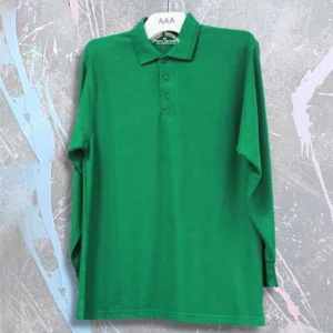 Green Full Sleeves Polo