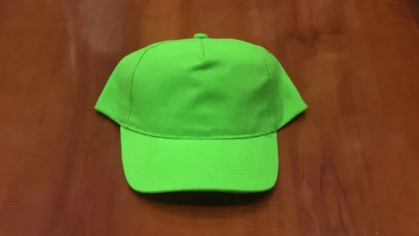 Kids Green Color Cap