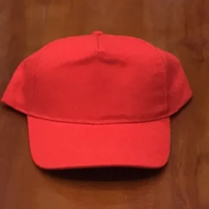 Kids Red Cotton Cap