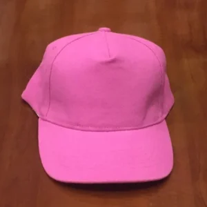 Kids Pink Cotton Cap