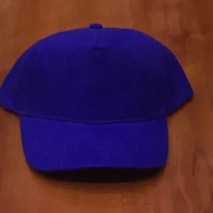 Kids Royal Blue Color Cotton Caps