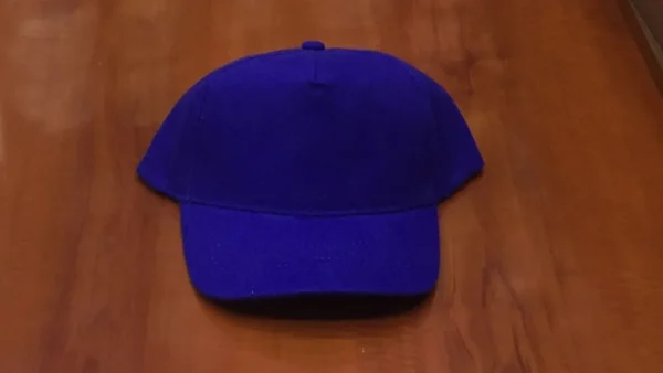Kids Royal Blue Color Cotton Caps