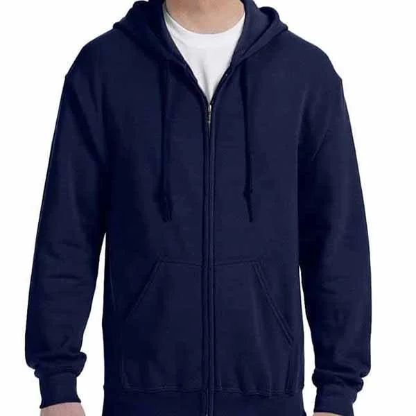 Navy Blue Zipper Hoody