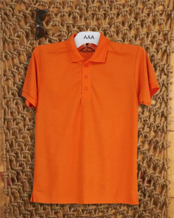 Orange Polo T Shirt