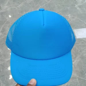 Polyester Foam Aqua Blue Cap