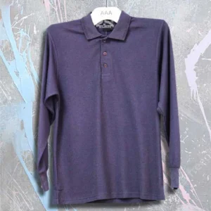 Purple Full Sleeves Polo