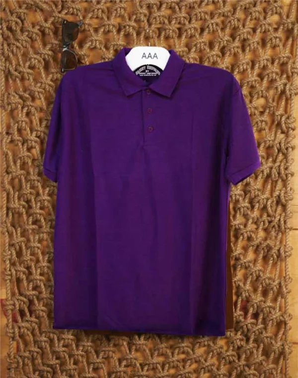 Purple Polo T Shirt