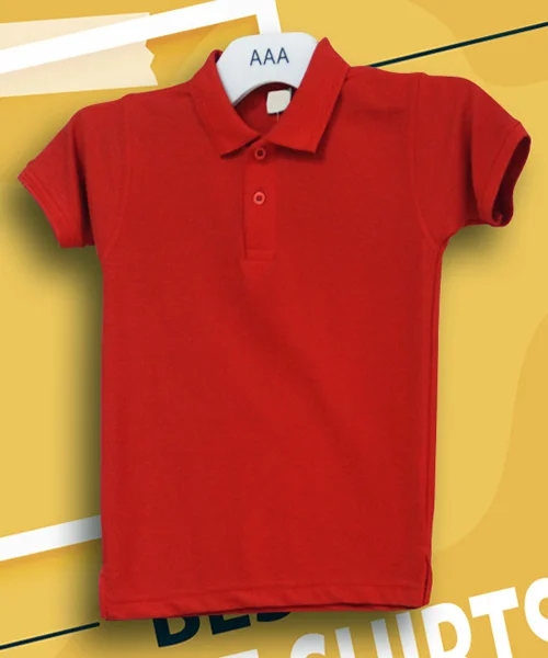 Red Kids Polo 3-4Y