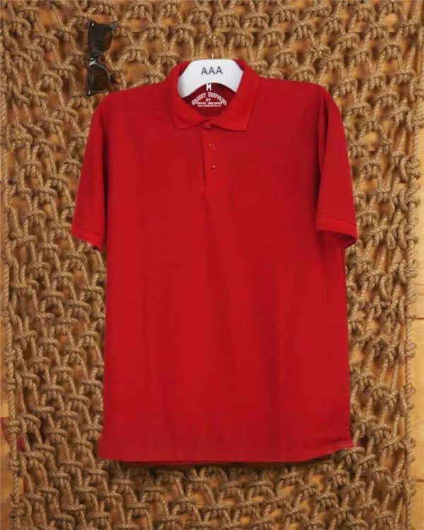 Red Polo T Shirt