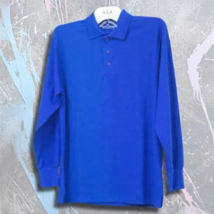 Royal Blue Full Sleeves Polo