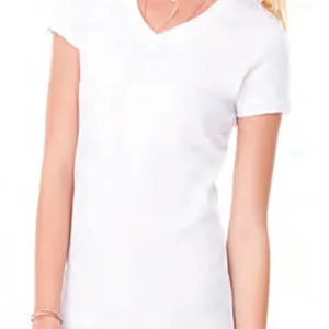 V Neck Cotton Rich