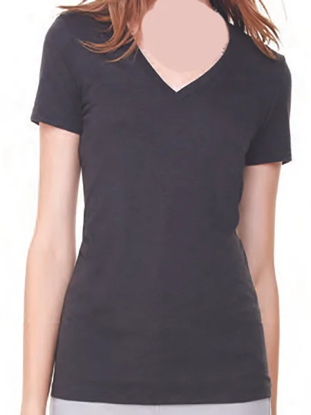 V Neck Dark Gray