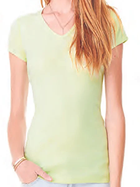 V Neck Olive Green