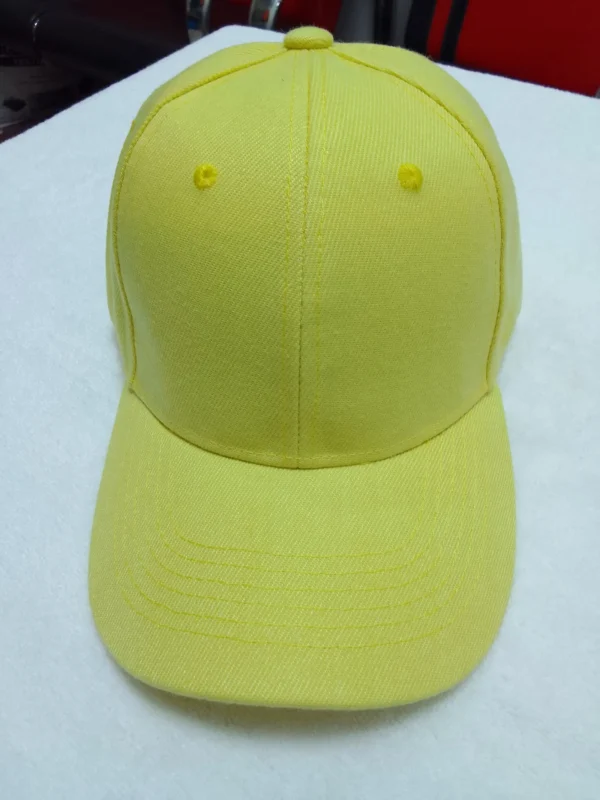Yellow Color Acrylic Cap