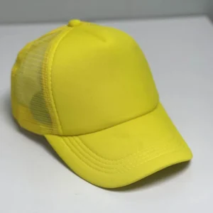 Yellow Polyester Foam Cap
